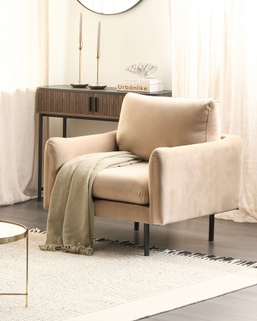 Whole Home - Armchair VINTERBRO Velvet Beige