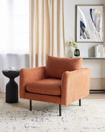 Casă & Locuință - Fotoliu VINTERBRO Chenille Maro auriu