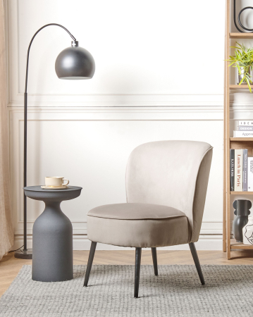 Whole Home - VOSS Armchair Velvet Taupe