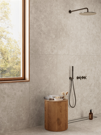 GRESIE HALEN BONE 60X120RT, grosime 9 mm, – plăci porțelanate rectificate, ton deschis, aspect rafinat și contemporan, potrivite pentru pardoseli și pereți, ideale pentru spații rezidențiale sau comer [1]