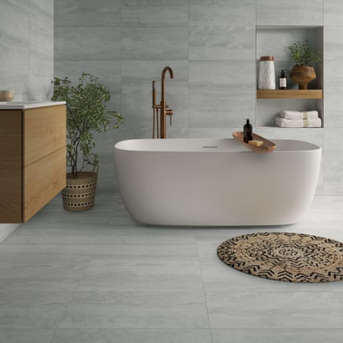 GRESIE YORK ASH 60X120     60X120RT - Plăci porțelanate rectificate 60x120 cm, grosime 9 mm,nuanță neutră Ash [1]