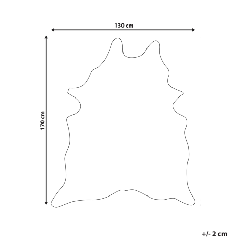 Imitație de piele de vacă BOGONG Maro 130 x 170 cm [2]