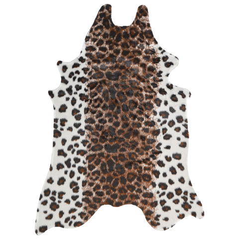 Imitation cowhide BOGONG Brown/White 130 x 170 cm [1]