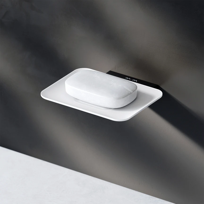 Suport sapun de perete Inspire 2.0 din sticlă, negru mat [2]