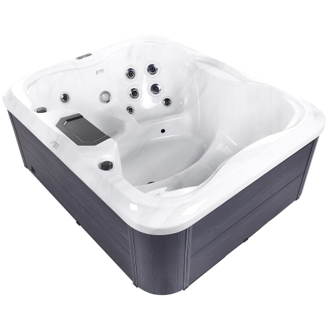 Jacuzzi exterior cu LED ARCELIA Alb [1]