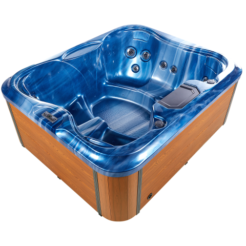 Outdoor jacuzzi with LED ARCELIA Blue [5]