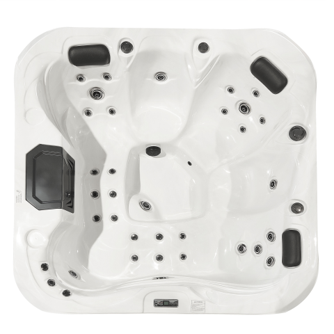 Outdoor jacuzzi with LED LASTARRIA White [3]