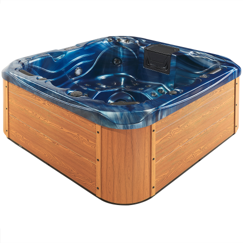 Outdoor Jacuzzi with LED LASTARRIA Blue [7]