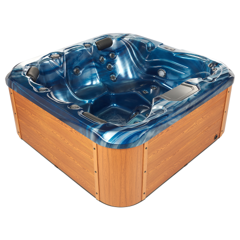 Outdoor Jacuzzi with LED LASTARRIA Blue [1]