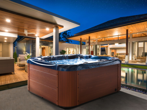 Outdoor Jacuzzi with LED LASTARRIA Blue [0]