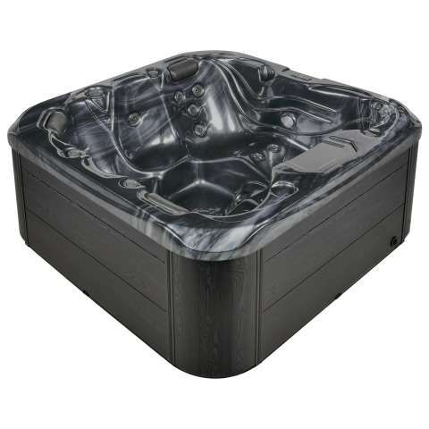 Outdoor Jacuzzi with LED LASTARRIA Graphite gray [1]