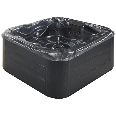 Jacuzzi exterior cu LED LASTARRIA Gri grafit [4]