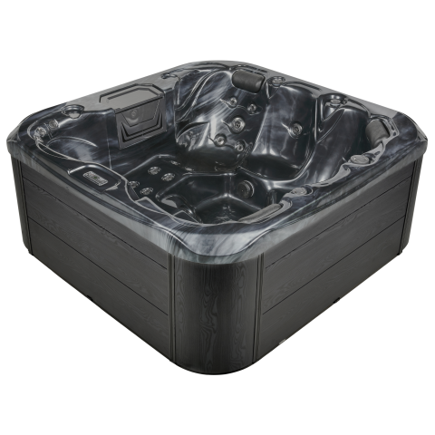 Outdoor Jacuzzi with LED LASTARRIA Graphite gray [6]