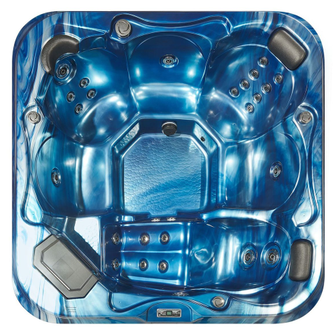 Jacuzzi exterior cu LED TULAROSA Albastru [3]