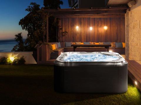 Jacuzzi exterior cu LED TULAROSA Gri grafit [0]