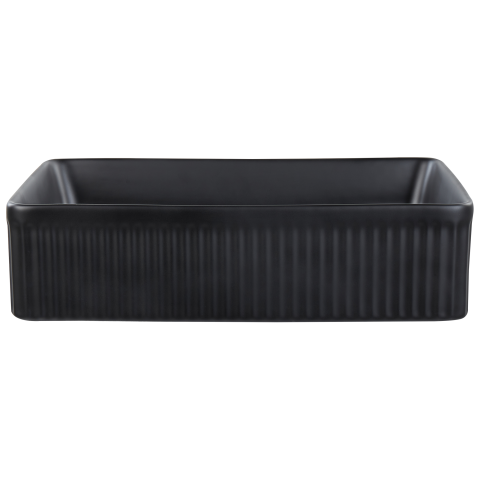 Countertop washbasin GELDO 50 x 34 cm Ceramic Black [1]