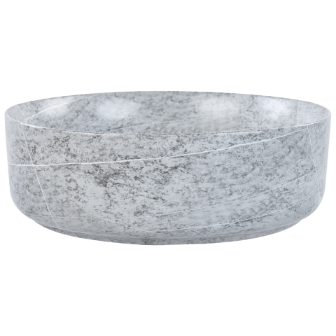 GUDAR countertop washbasin ⌀ 37 cm Ceramic Concrete effect [1]