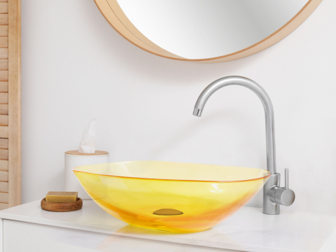 Lavoare - MOENGO countertop washbasin 54 x 36 cm Acrylic composite Yellow