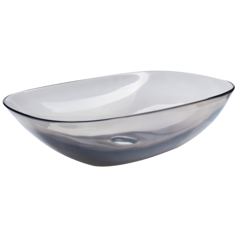 Lavoar pe blat MOENGO 54 x 36 cm Compozit acrilic Negru [3]