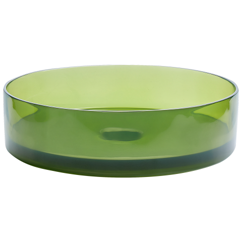 Lavoar pe blat TOLOSA ⌀ 36 cm Compozit acrilic Verde [3]
