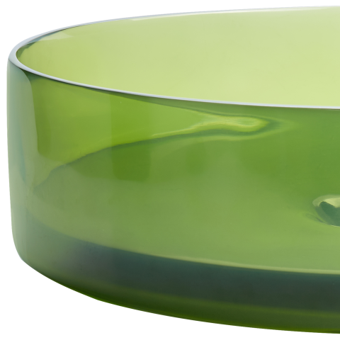 Lavoar pe blat TOLOSA ⌀ 36 cm Compozit acrilic Verde [5]