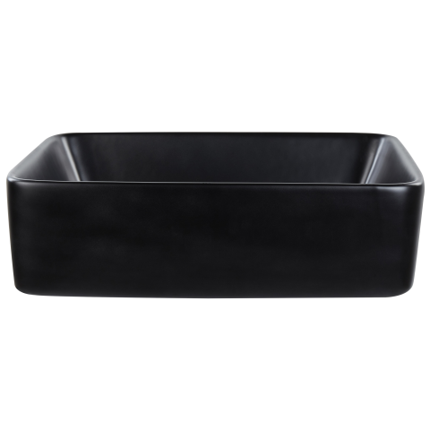 Lavoar pe blat TRAVESIA 49 x 38 cm Ceramică Negru [1]
