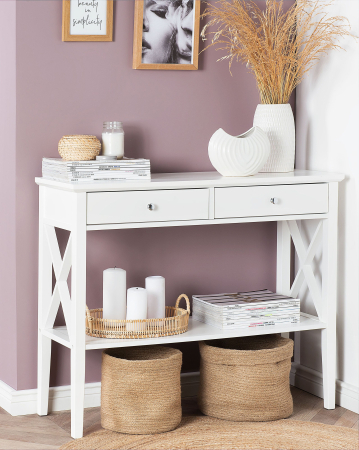 Masă consolă - Console table AVENUE White