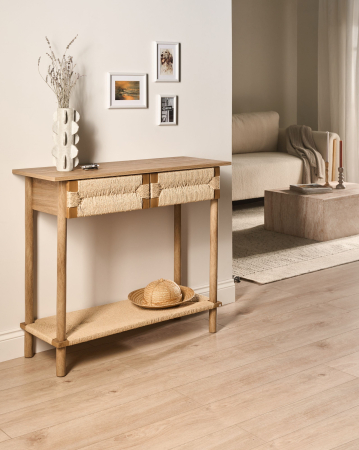 Mese - Masă consolă BONDI Maro deschis