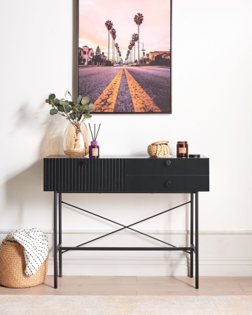 Masă consolă - Console table COVENTRY Black