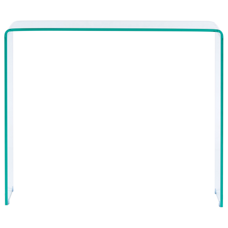 Masă consolă KENDALL Sticlă securizată Transparent [3]
