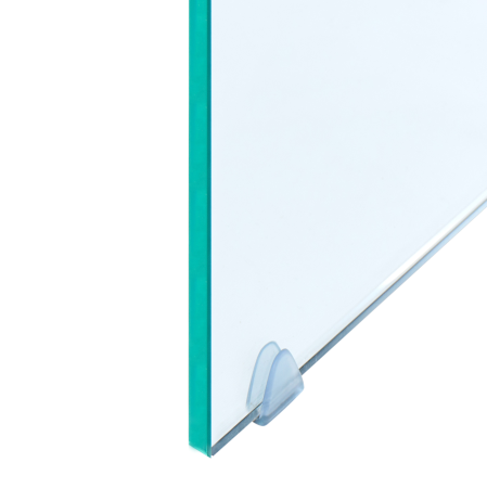 Masă consolă KENDALL Sticlă securizată Transparent [5]