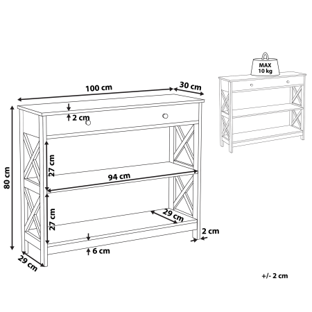 MONTGOMERY console table Black [2]
