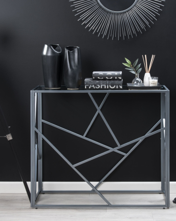 Mese - Masă consolă ORLAND Argintiu