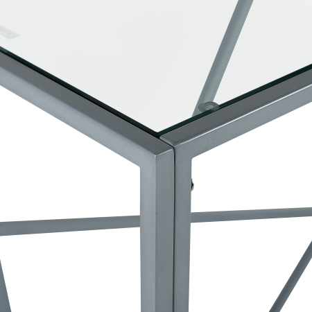 Masă consolă ORLAND Argintiu [5]