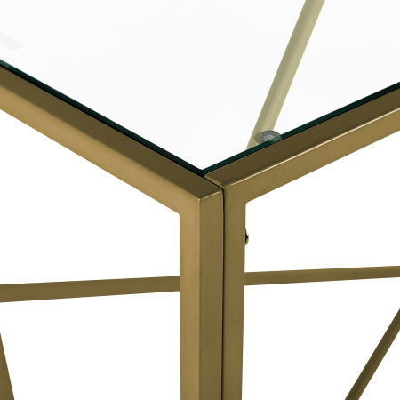 Console table ORLAND Glass Gold [5]