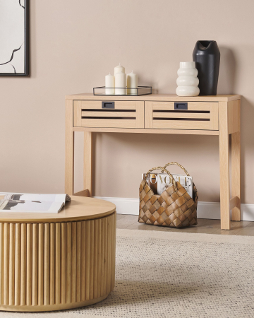 Masă consolă - Console table RANDA Light brown