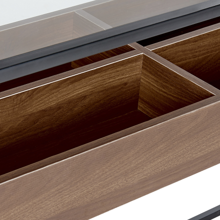 Console table WACO Tempered glass Black [5]