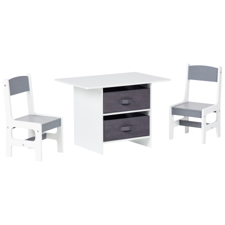 Masă cu scaune pentru copii YALGOO Alb [1]