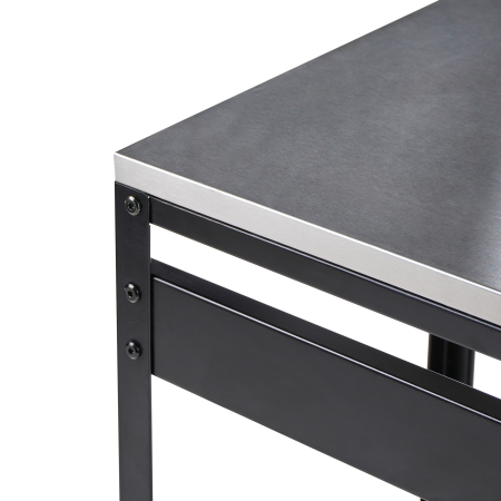 Masă de bar pentru exterior MAENZA Negru 40 cm 120 cm Metal [4]