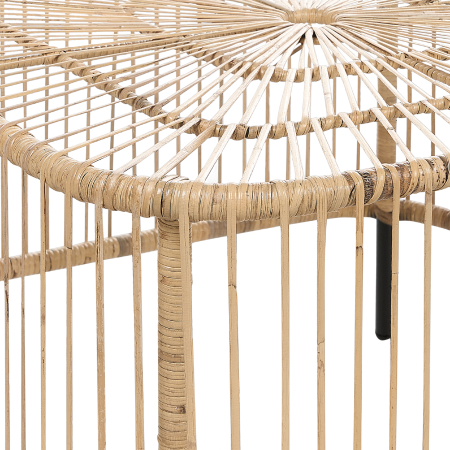 Masă de cafea pentru grădină CESENATICO Ratan Natural [4]