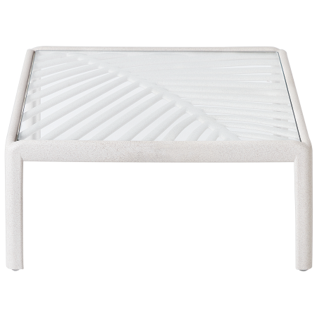 Masă de cafea pentru grădină FERRETTI Bej deschis [4]