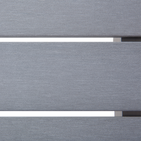 SALERNO Garden Coffee Table Metal Light Grey [5]