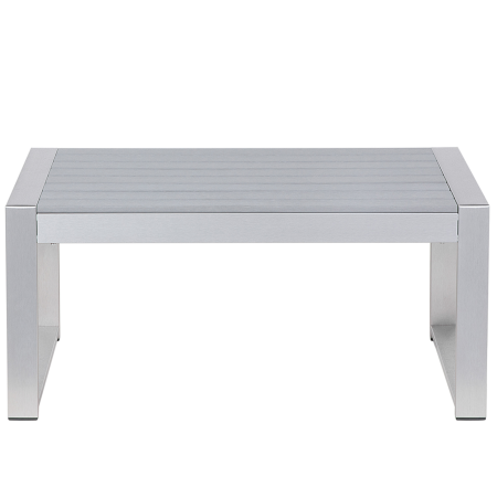 SALERNO Garden Coffee Table Metal Light Grey [3]