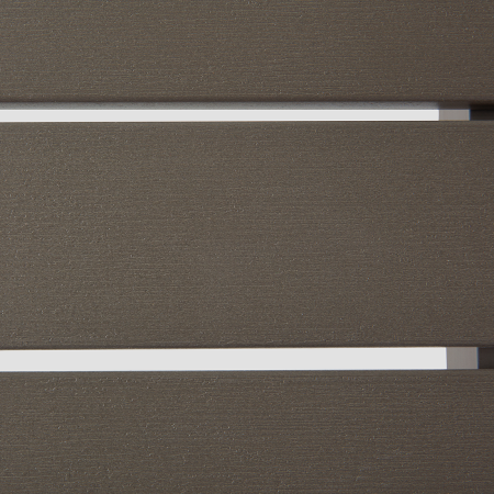 Masă de cafea pentru grădină SALERNO Metal Gri închis [5]