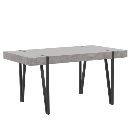 Masă de dining ADENA Efect de beton 150 cm 90 cm [1]