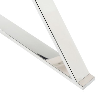 Dining table ATTICA White 120 cm 70 cm Tempered glass [5]