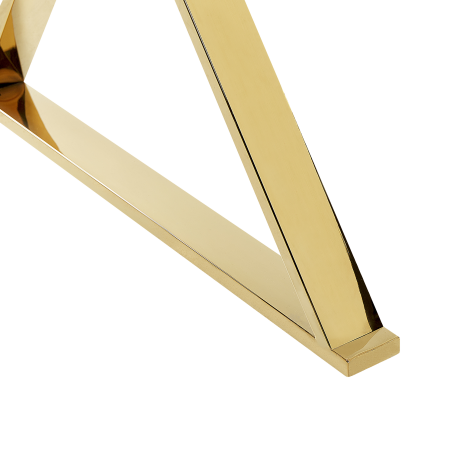 Masă de dining ATTICA Marmură/Auriu 120 cm 70 cm Sticlă securizată [5]