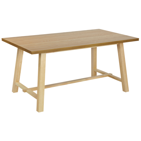 Masă de dining BARNES Frasin natural 160 cm 90 cm [1]