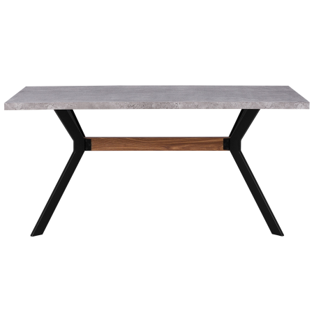 Masă de dining BENSON Efect de beton 160 cm 90 cm [3]