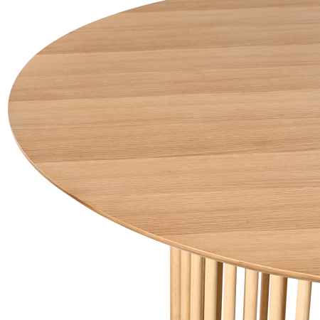 Masă de dining BOYLE Stejar deschis 110 cm 110 cm [3]